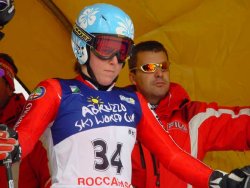 Camilla Alfieri in Coppa Europa a Roccaraso (da www.fisi.org)