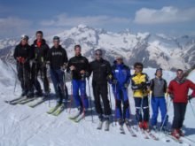 Un gruppo impegnato nel Modulo di Limone (istruttore Luca Pesando)