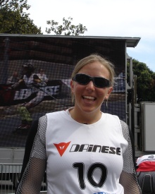 Camilla Alfieri allo Skate Slalom di Genova